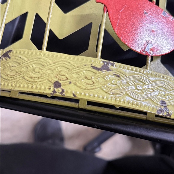 Colorful metal Birdcage Wall Decor Set - Picture 5 of 8